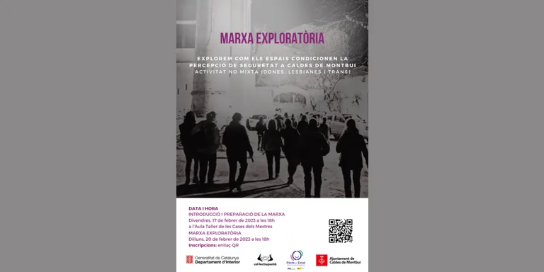 L’Ajuntament fa una crida a dones i persones no binàries que vulguin assistir a les sessions “Urbanisme, seguretat i gènere: proposta per a la transformació de l’espai públic”