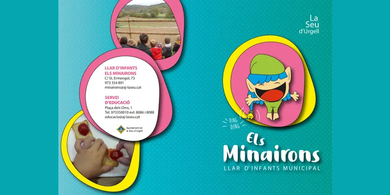 La preinscripció per a la Llar d’infants municipal Els Minairons s'obrirà del 9 al 20 de maig
