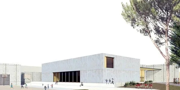 Les obres de construcció del gimnàs de l’escola La Portalada començaran per Setmana Santa