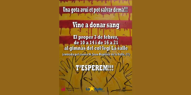 La Salle organitza una nova campanya de donació de sang