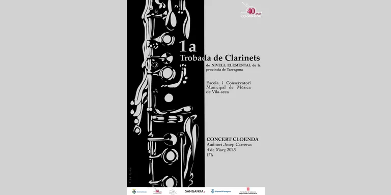 L'Escola de Música de Constantí participarà en la 1a Trobada d'Alumnes de Clarinet de Nivell Elemental de la província de Tarragona