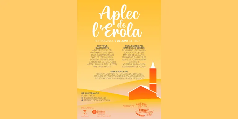 L'Aplec de l'Erola d'Hortsavinyà torna amb un grapat d'actes culturals i festius