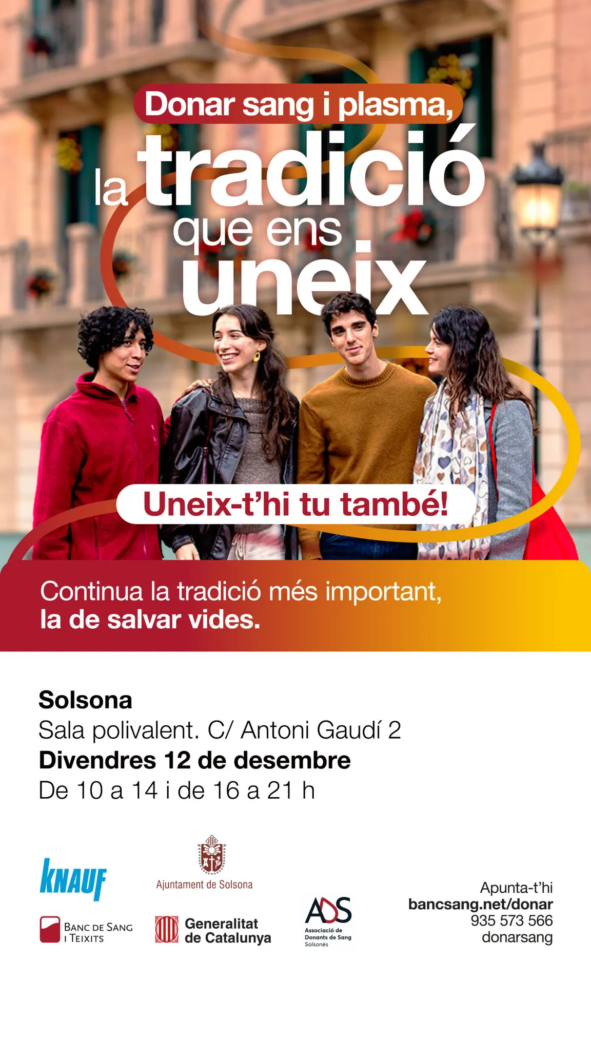 Solsona acull una donació de sang i plasma aquest divendres