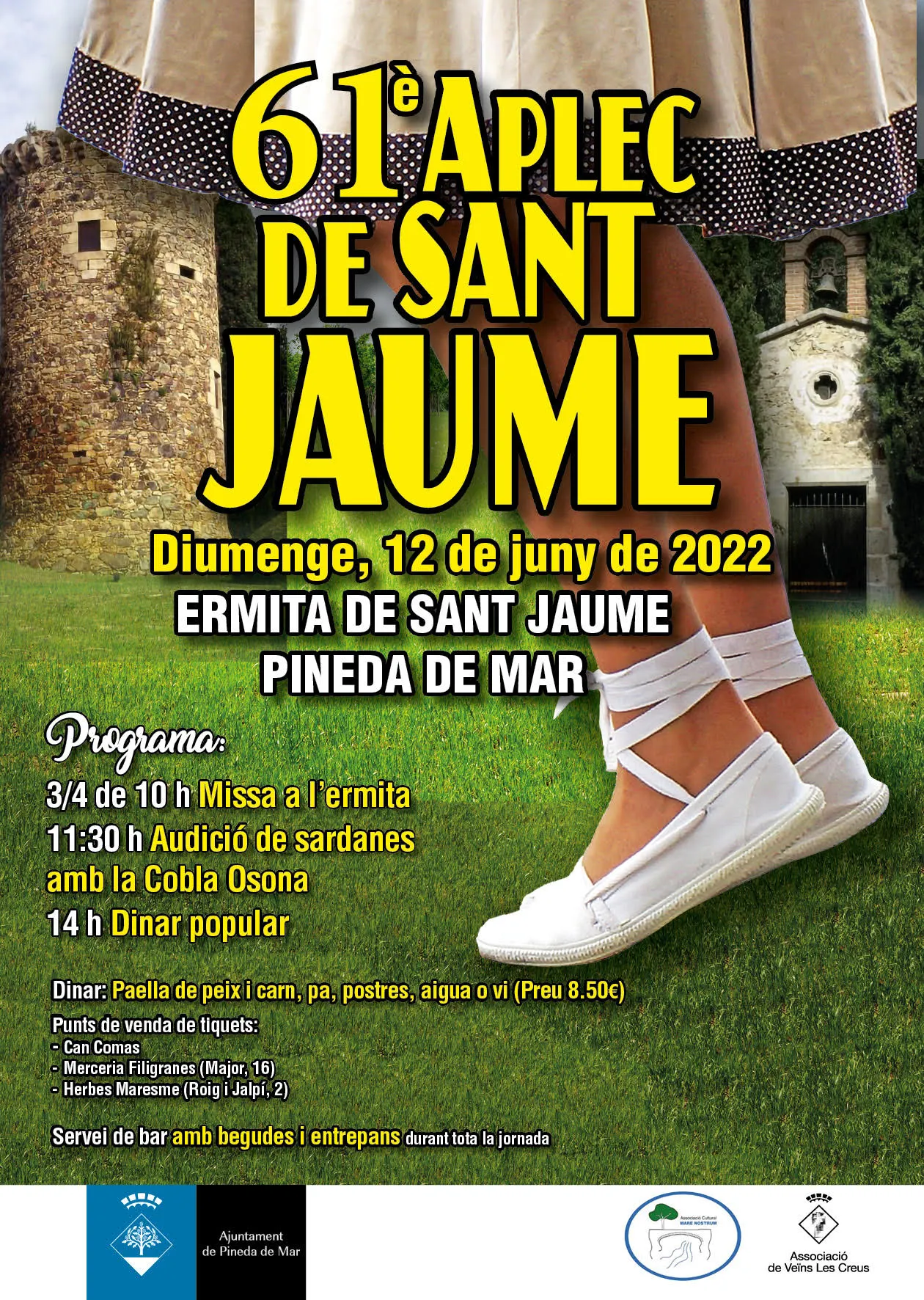 Diumenge es celebrà l'Aplec de Sant Jaume de Pineda
