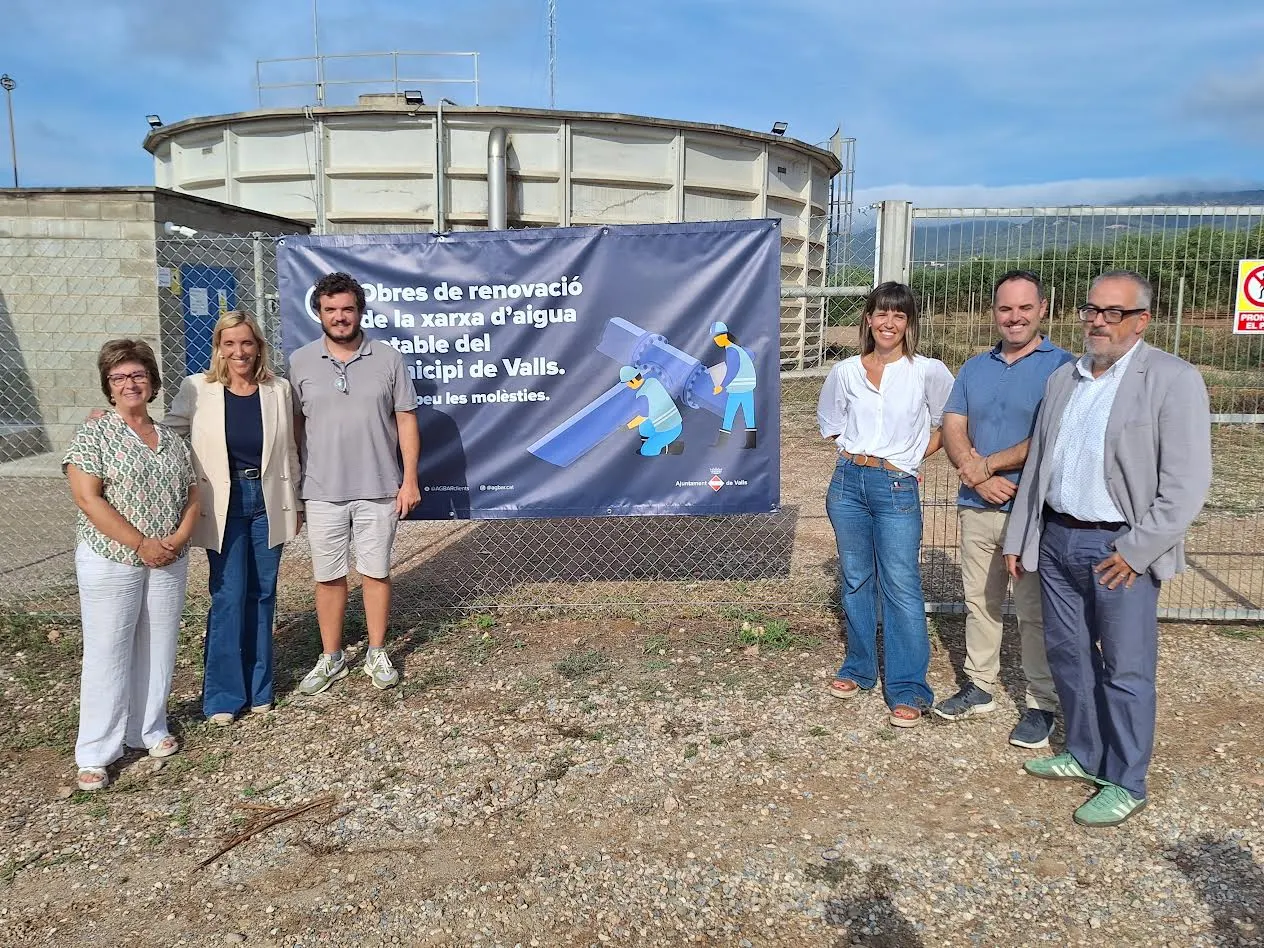Fontscaldes es connecta a la xarxa d’aigua municipal de Valls