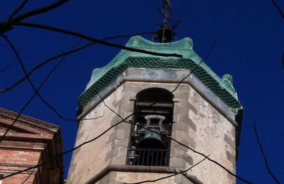 Actuació preventiva al campanar de l’església