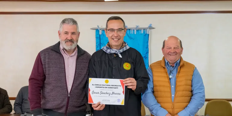 L’alcalde, Óscar Sánchez, és nomenat Traginer d’Honor dels Tres Tombs de Constantí