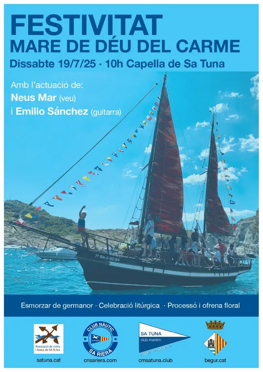 Begur celebrarà les festivitat de la Mare de Déu del Carme aquest 19 de juliol