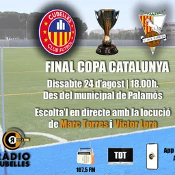 TRANSMISSIÓ ESPORTIVA CF PARETS-CF CUBELLES del 24/8/2019 - episode art