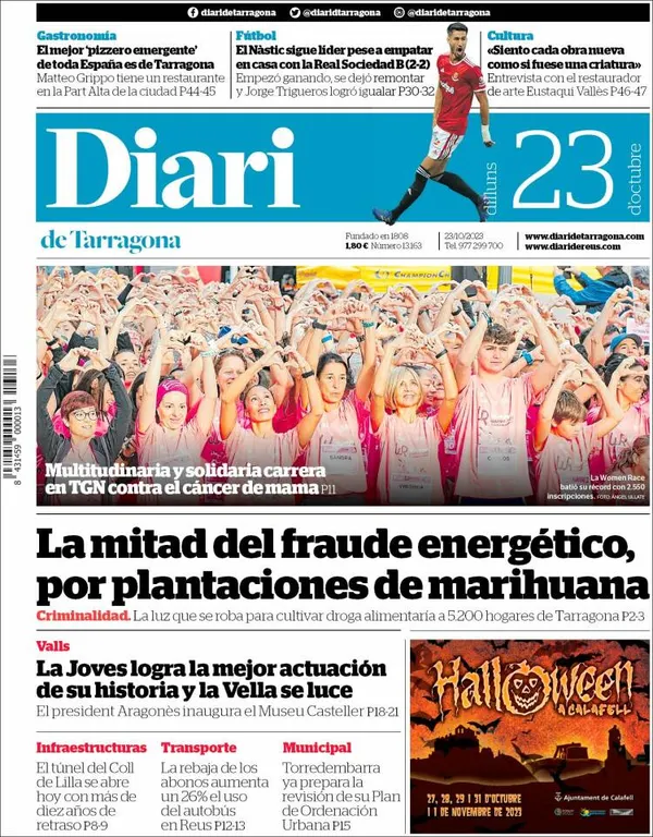 Cop d'ull als diaris d'aquest dilluns 23 d'octubre