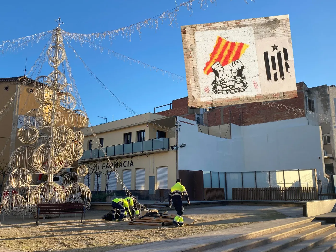 L'Ajuntament recuperarà i reeditarà el mural del 2017 de l'Era del Castell