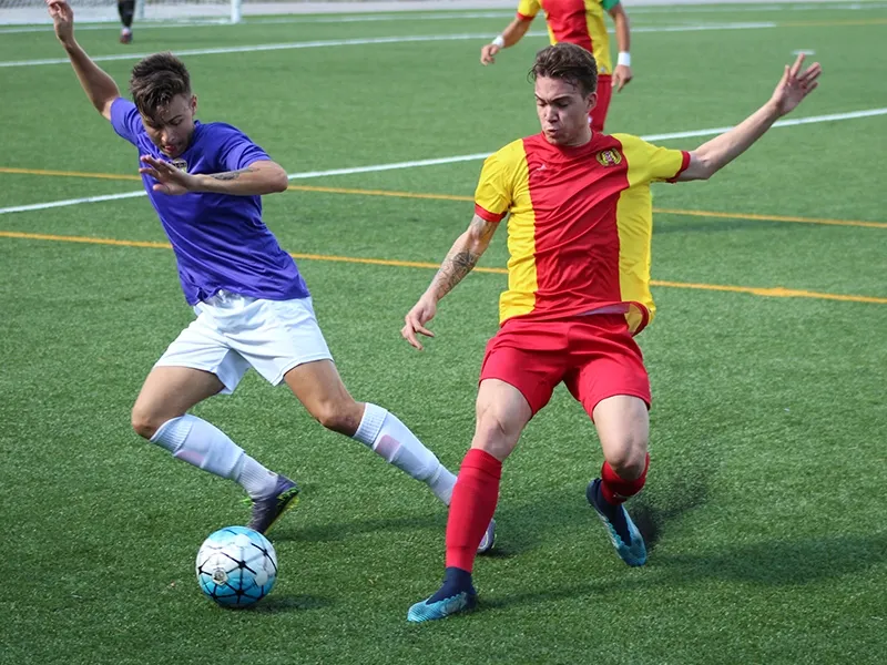 Roli va fer el gol de la victòria en temps afegit al camp del Mirasol-Baco / Arxiu