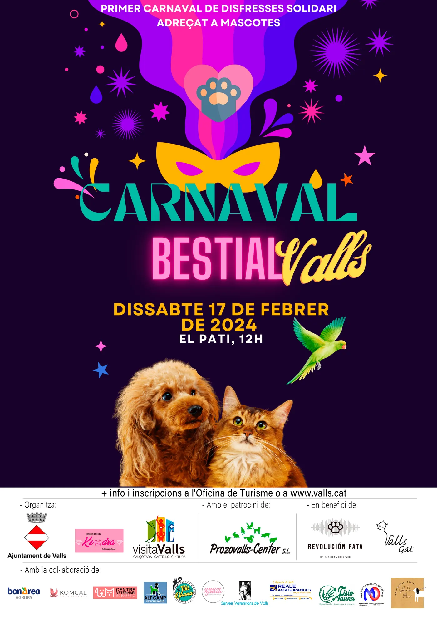 El Carnaval Bestial canvia de data per la previsió meteorològica