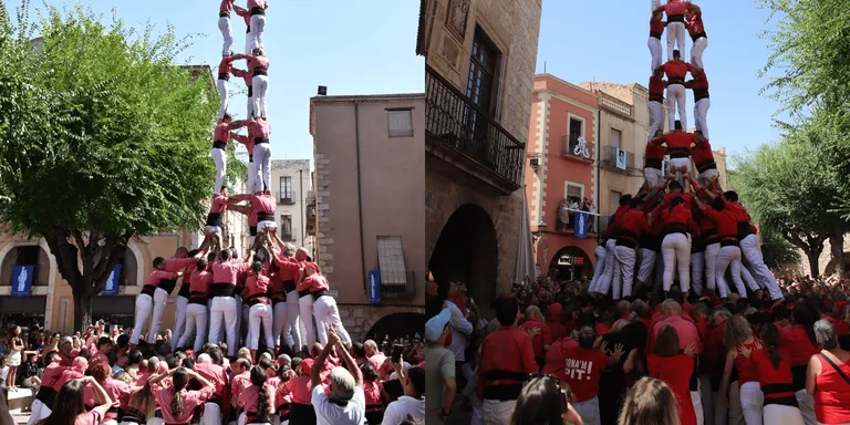 3de9 folrats dels Xiquets de Valls a Montblanc