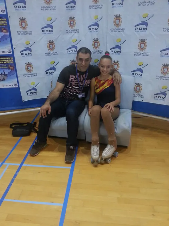 Andrea Tarrés, 22a al Campionat d'Espanya de patinatge infantil