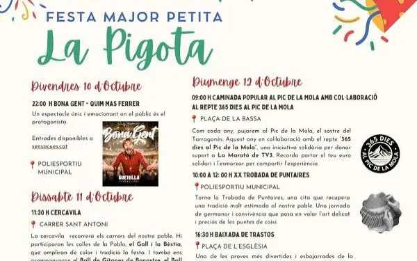 La Pobla de Montornès celebra la festa de la Pigota, aquest cap de setmana