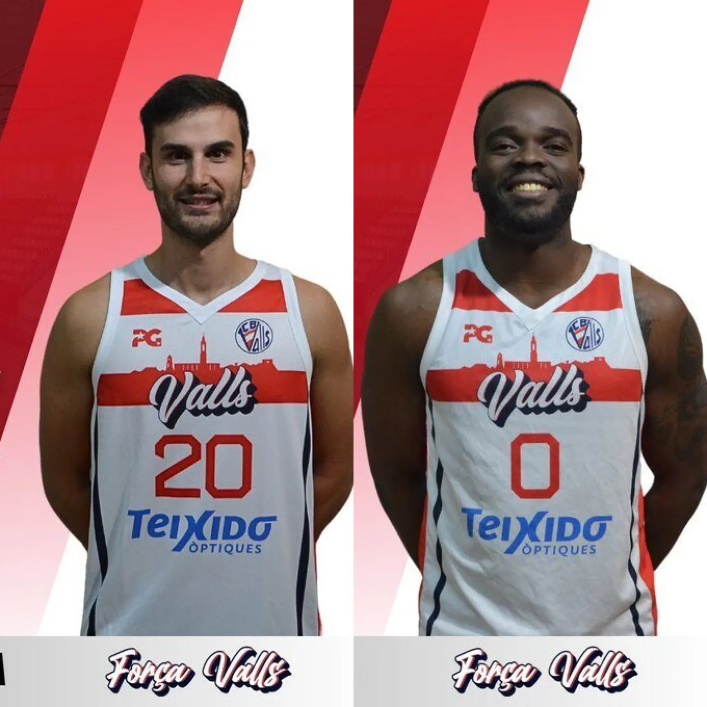 Oriol Besora i Oscar Ngomo, primeres renovacions al CB Valls