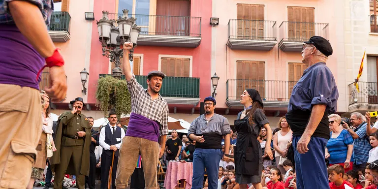 Vileros i Mariners i el seguici popular estàtic, els protagonistes del dia de la Mare de Déu del Camí