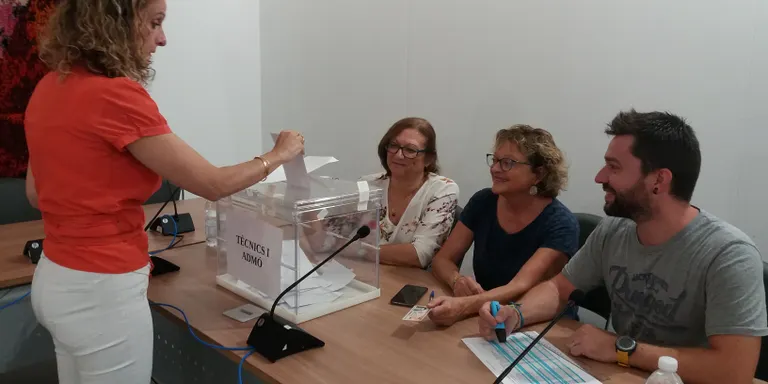 Avui s'han fet Eleccions Sindicals a l'Ajuntament de Pineda