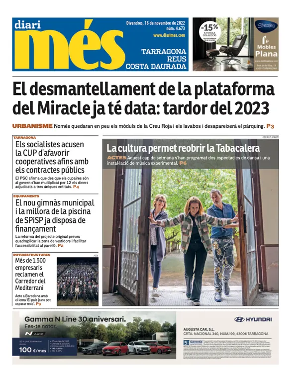 Consulta les portades dels diaris d'aquest 18 de novembre