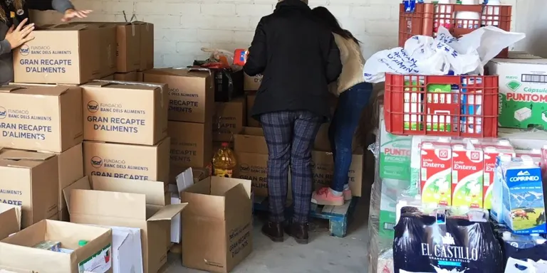 El Gran Recapte d'Agramunt recull més de dues tones d'aliments