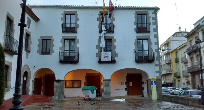 Els autors s'haurien enfilat amb el contenidor