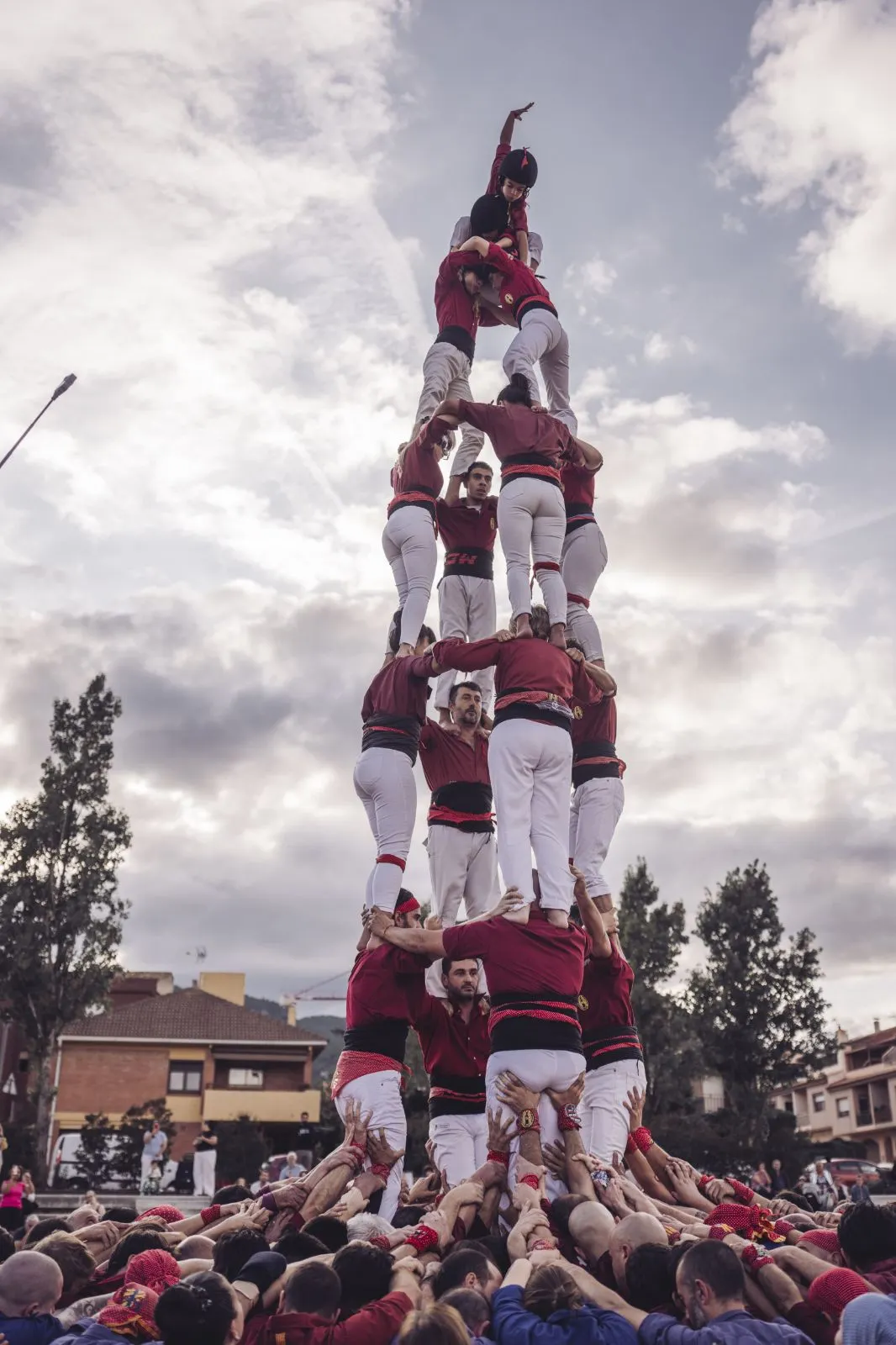 Moment del 4d7 dels Torraires de Montblanc