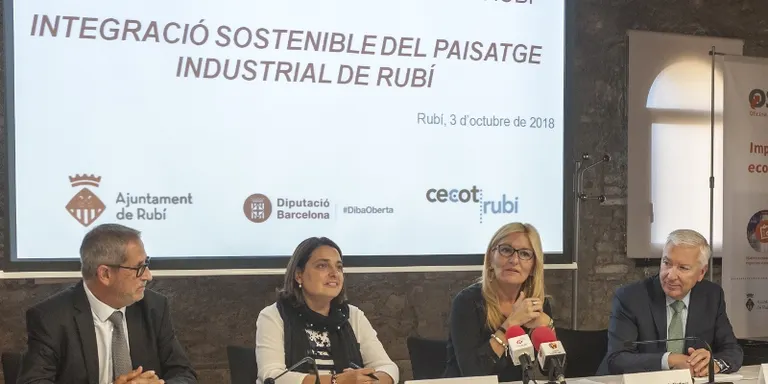 La Diputació presenta a Rubí els ajuts per millorar els polígons de Cova Solera i Can Jardí