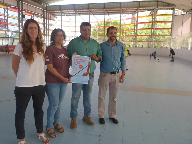 Presentació a la pista Francesc Calvo de l’Interautonòmic d’hoquei patins en línia