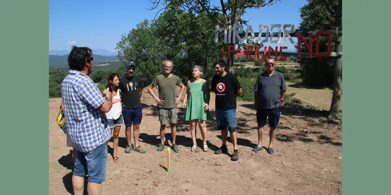 Polèmica a Perafita per la construcció d'un mirador amb vistes privilegiades del Pedraforca