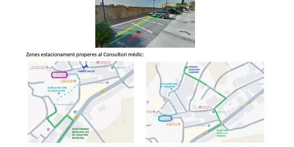 Talls de trànsit en un carrer de La Nou per unes obres, aquest dimarts