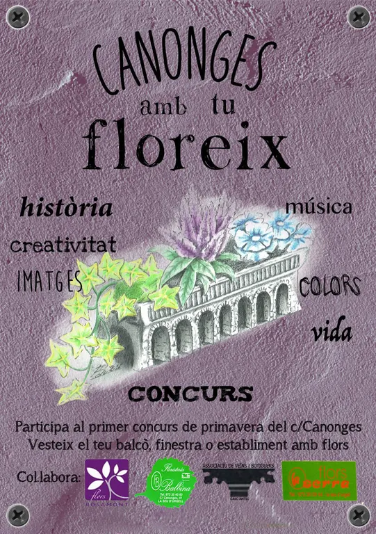 El carrer dels Canonges organitza el seu primer concurs d'embelliment amb flors