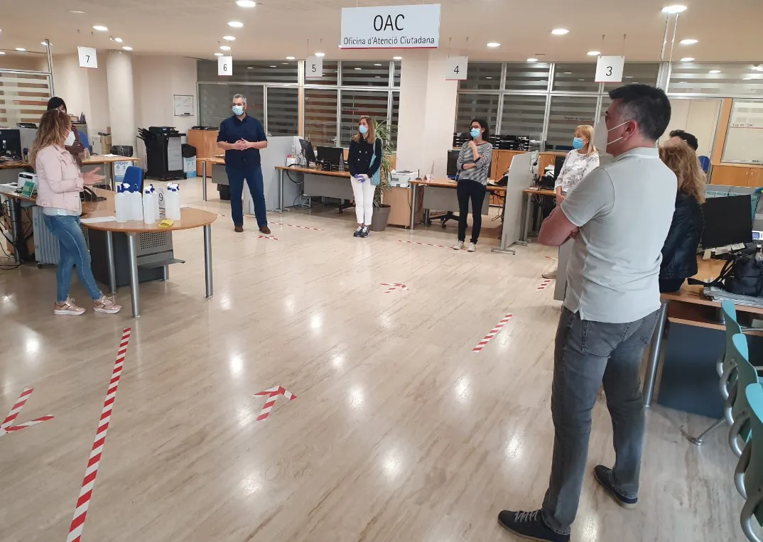 L'Ajuntament reprèn l'atenció al públic i habilita els tràmits electrònics d'empadronament