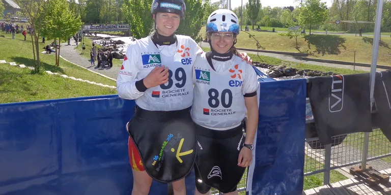 Dues plates per Annebel Van der Knijff i Miquel Travé a la Copa Pirineus d'eslàlom