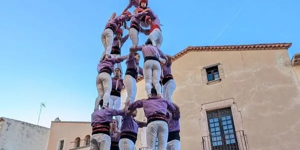 Els Castellers d'Altafulla igualen la seva millor actuació de la història en la Diada de Festa Major de La Petita