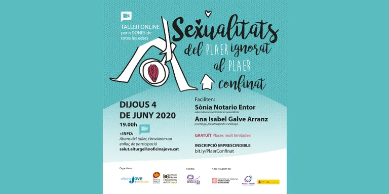 ‘Del plaer ignorat al plaer confinat’, taller en línia per a noies i dones