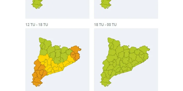L'onada de calor remetrà a partir de dimarts