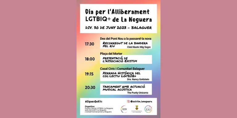 La Noguera celebra el dia de l'alliberament LGTBI+