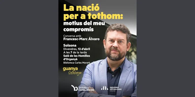 Esquerra dona el tret de sortida de la precampanya a Solsona aquesta tarda amb Francesc-Marc Álvaro