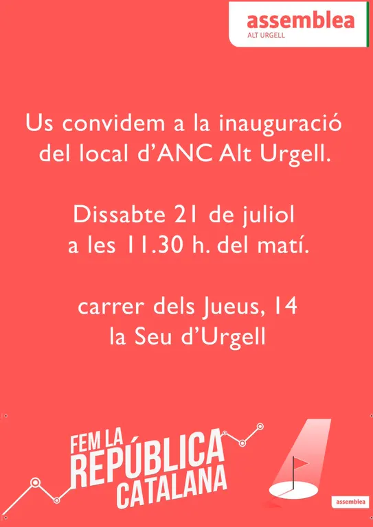 L'ANC Alt Urgell estrena local a la Seu