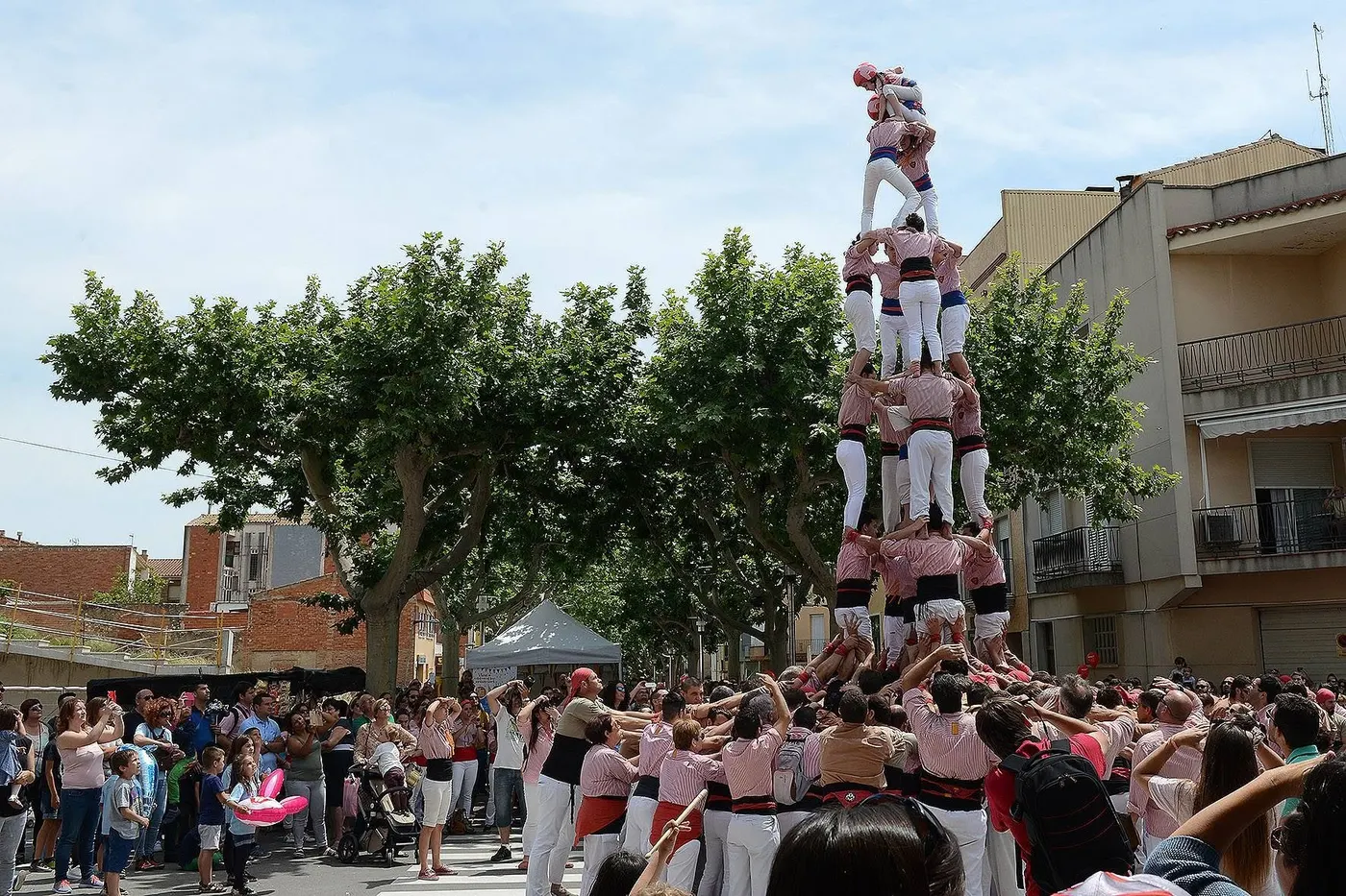 Els castells tornen al Morell per Sant Abdó i Sant Senén