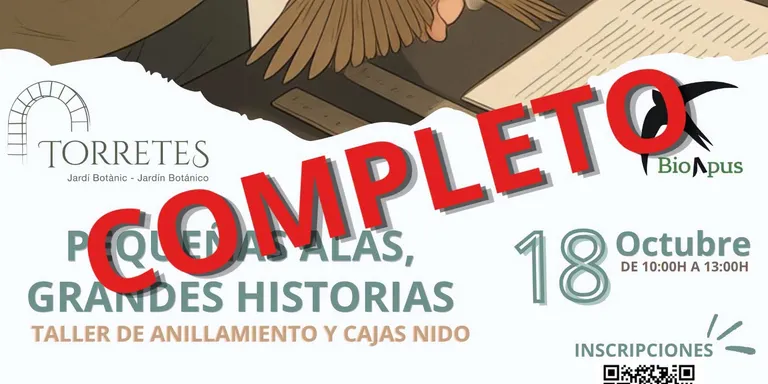 La Estación Biológica de Torretes cuelga el cartel de “completo” en una actividad prevista para el domingo 18 de octubre dedicada al conocimiento y la conservación de las aves