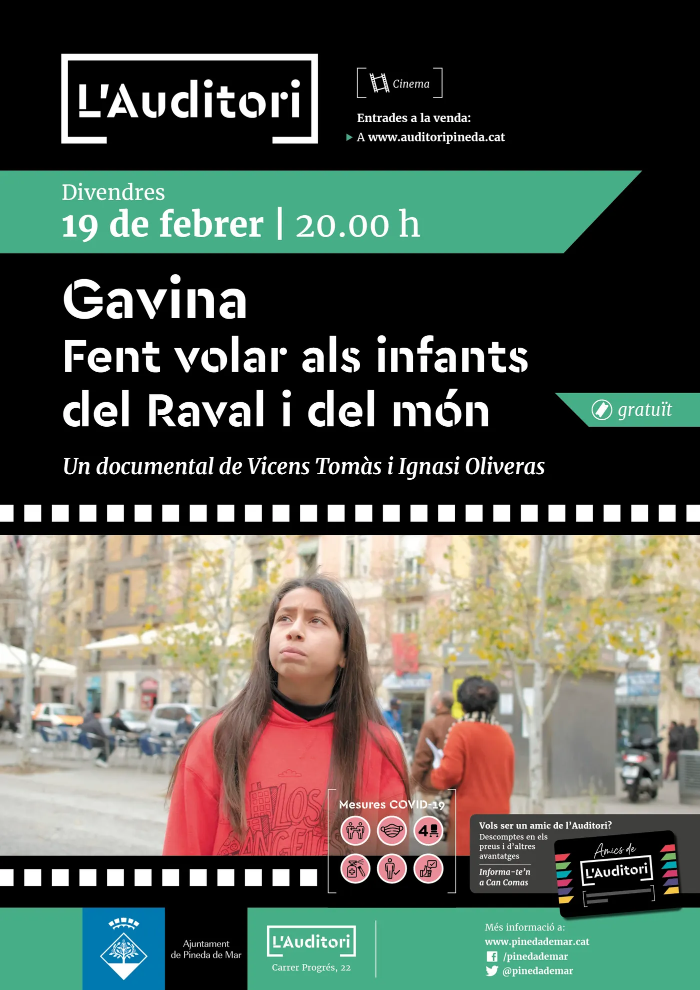 El documental del malgratenc Vicens Tomàs i Ignasi Oliveras, 'Gavina', es projecta a l'Auditori de Pineda