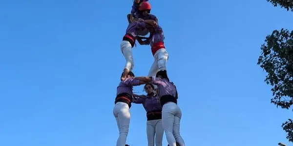 Els Castellers d’Altafulla aixequen tres castells de 6 a la Diada de la Festa Major de La Móra
