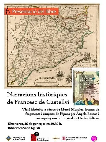 Mercè Morales presenta a la Seu 'Les narracions històriques de Francesc de Castellví'