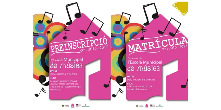 Obertes les matrícules i preinscripcions a l'Escola Municipal de Música de la Seu