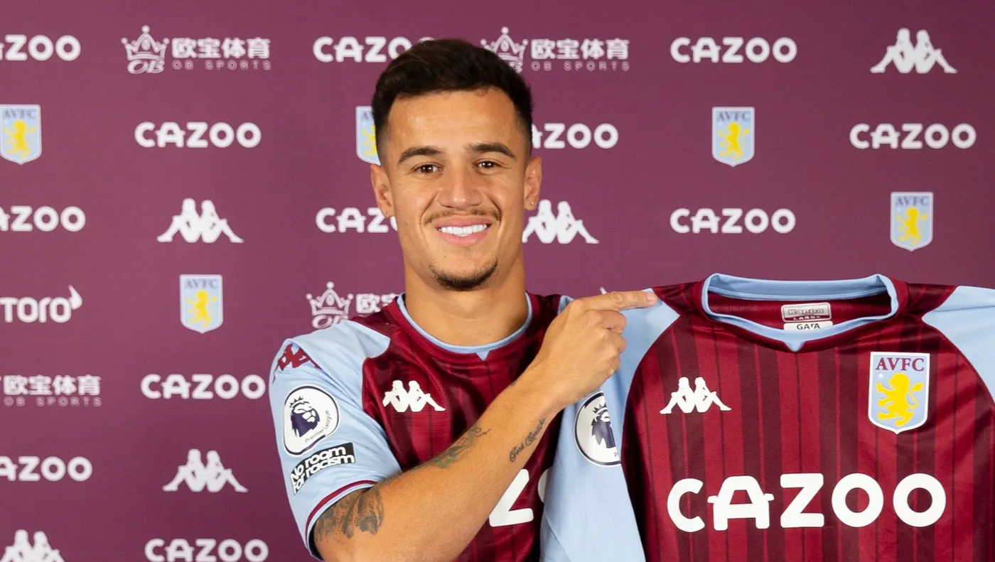 Philippe Coutinho ja vesteix de l’Aston Villa