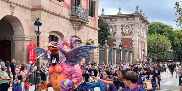 La Víbria Francolina, present al Parlament aquest 11-S