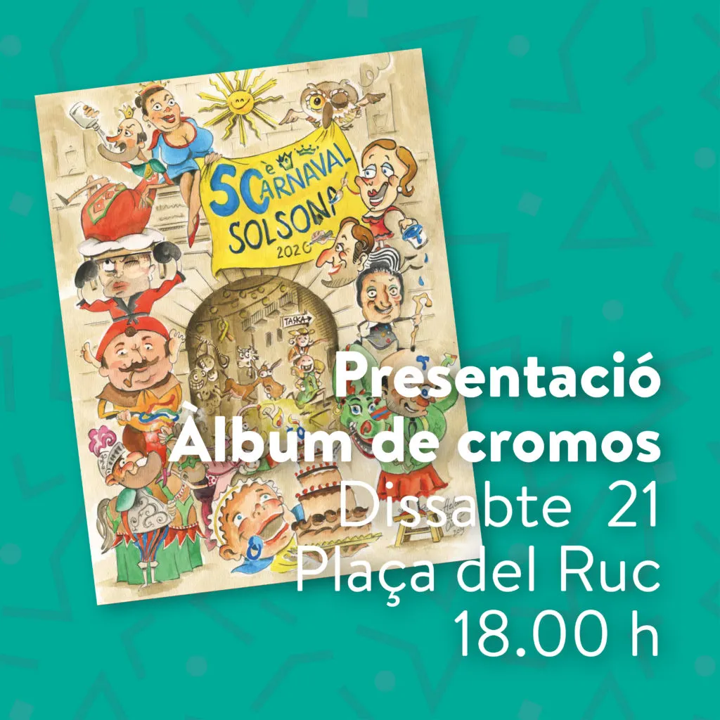 Dissabte es presenta l'àlbum de cromos del cinquantè aniversari del Carnaval