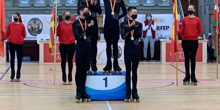 L’Artístic Skating Cunit i l’AP Lliçà de Vall lideren al Campionat d’Espanya de Quartets
